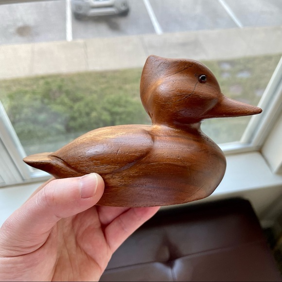 ANTIQUE WOOD DUCK HAND CRAFTED DUCK DECOY SIGNED & CRAFTED BY ROBERT WHETSEL - Picture 1 of 6
